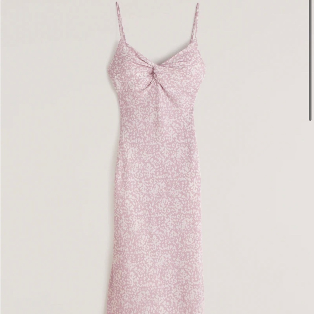Abercrombie & Fitch Pink Midi Dress